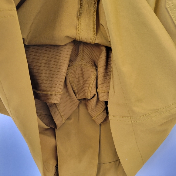 Athleta Vienna Cargo Jupe Skort Brass Yellow  4 - Picture 9 of 11